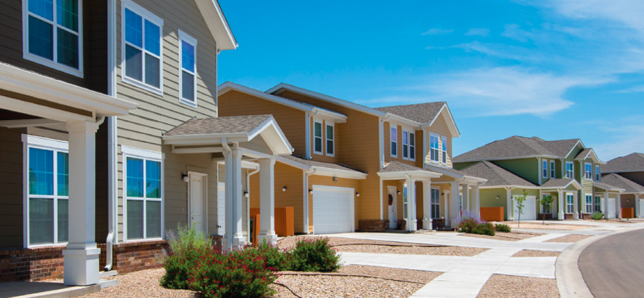 Residential community benefiting from energy-efficient infrastructure and operational cost savings.