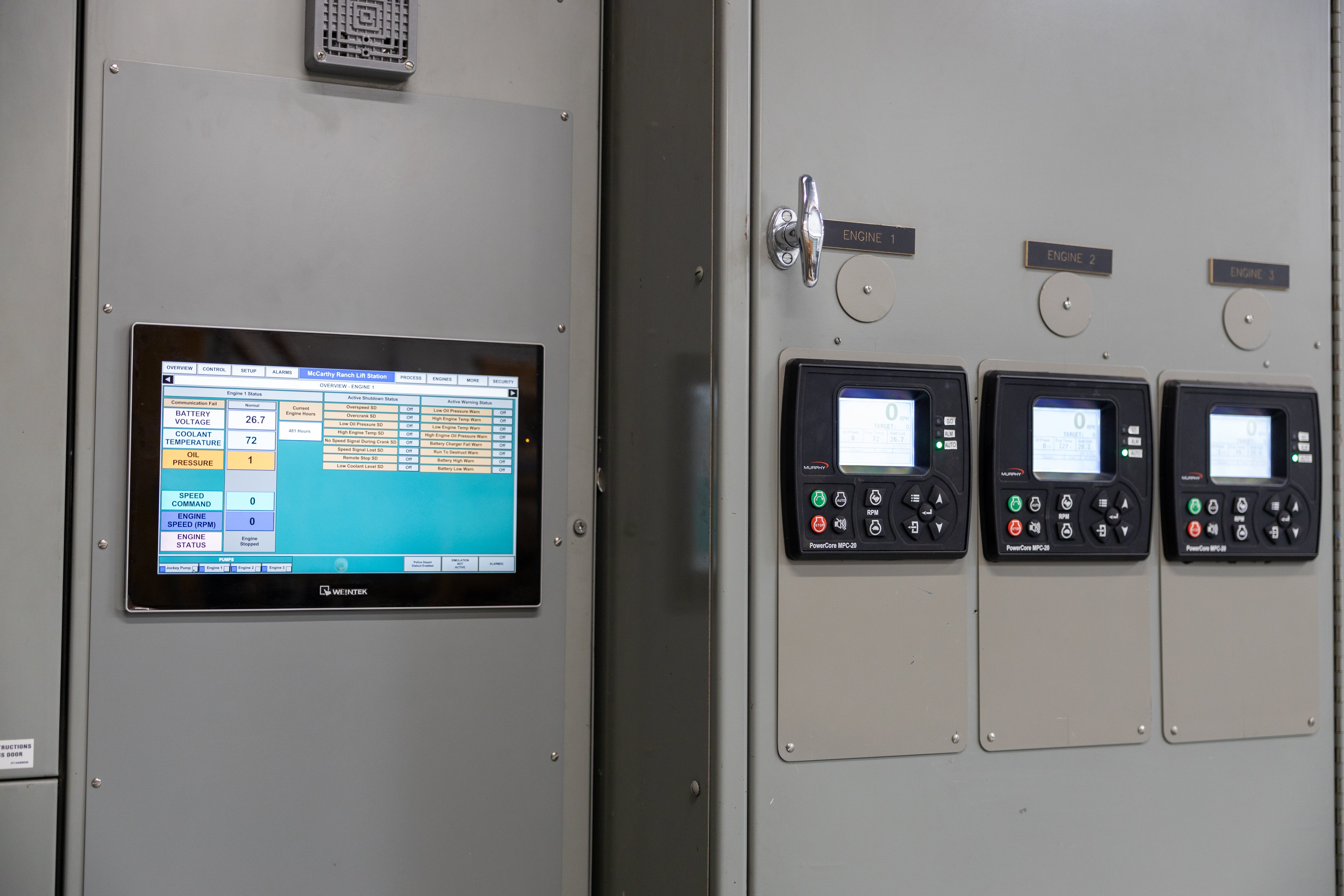 Water management control system used to monitor consumption, improve efficiency, and reduce facility water use.