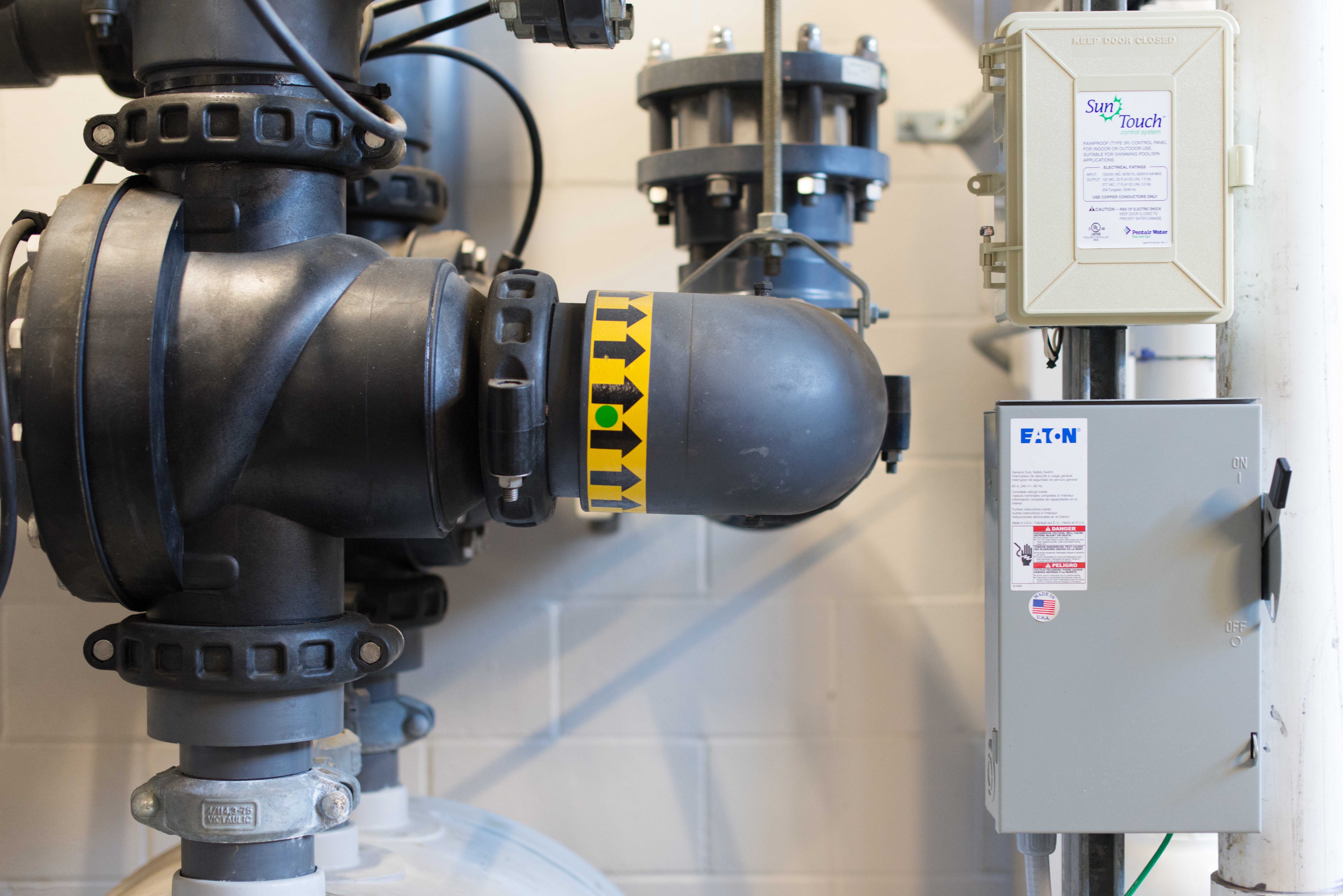 Water distribution infrastructure and control equipment supporting efficient pumping system operations.