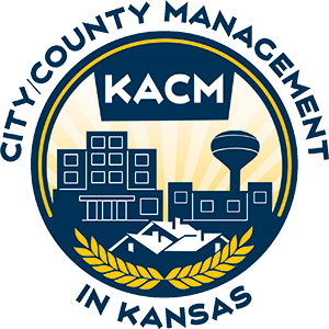 Kansas Association of City/County Management logo. 