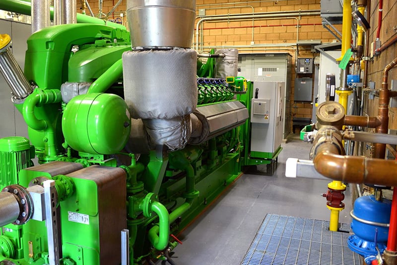 Backup generation system at the City of Palm Springs providing reliable power for critical operations during utility outages.