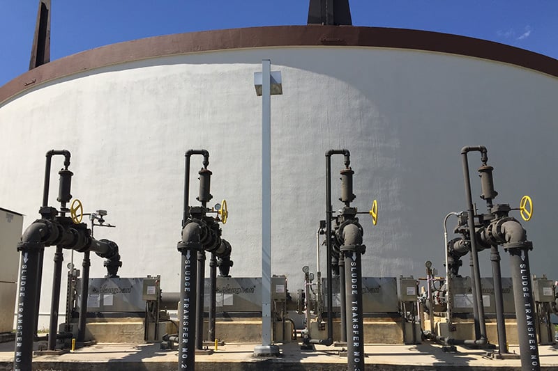 Wastewater treatment infrastructure designed to improve process efficiency, reliability, and operational performance.