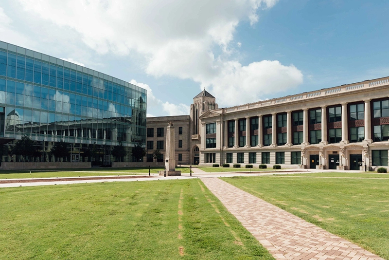 Houston City College campus benefiting from water and infrastructure efficiency improvements.