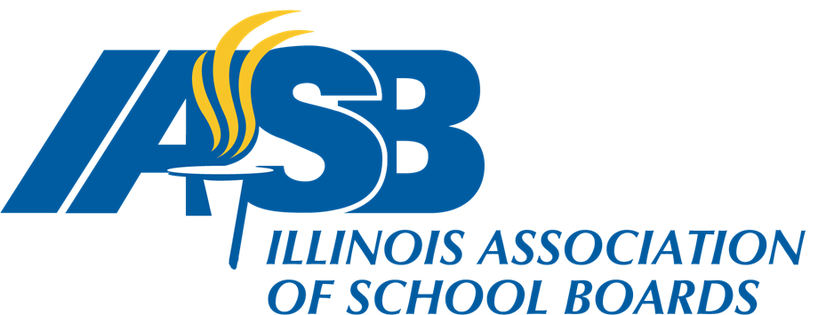 Illinois Association of School Boards (IASB) logo in blue and gold.